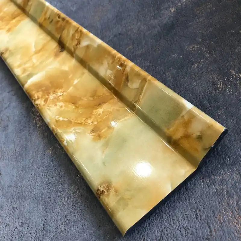 قرنیز مرمر قرنیز 9 سانت طرح سنگ مرمر - Image 1